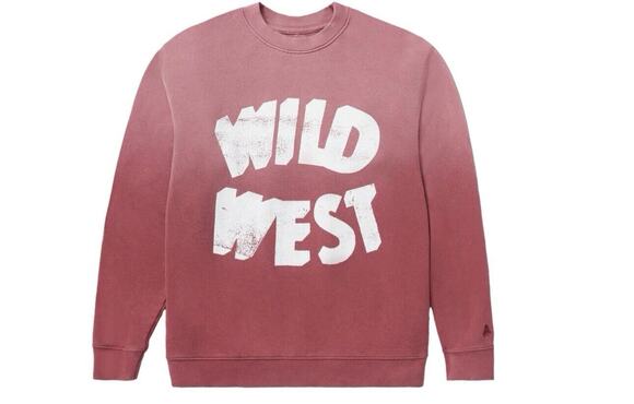ONE OF THESE DAYS Tops - ONE OF THESE DAYS WILD WEST CREWNECK In Rose Size Large
